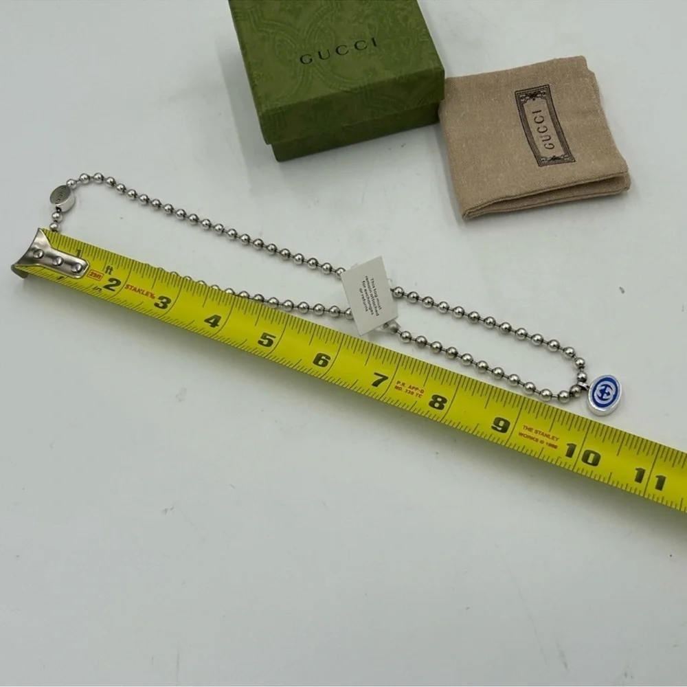 Women’s Gucci .925 sterling silver heavyweight necklace made in Italy